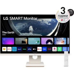 Монитор LG 27SR50F-W - 27" IPS FHD Smart webOS