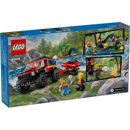 LEGO City - 4x4 Fire Truck with Rescue Boat - 60412