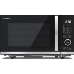 Микровълнова печка Sharp YC-QG204AE-B, Semi Digital, Flatbed, Built-in microwave grill, Grill Power: 1000W, Plastic and Glass/P