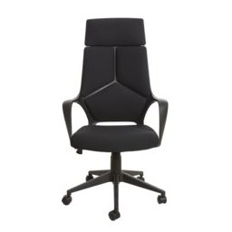 Директорски стол Force Black, дамаска, черен