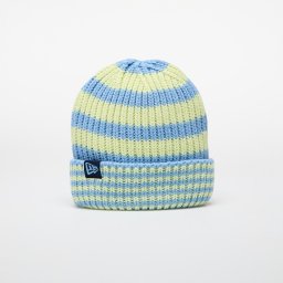 Шапка New Era Knit Medium Stripe Beanie Pastel Blue Universal