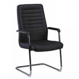 Посетителски стол RFG Sit M, черен, 2 броя в комплект
