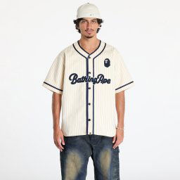 Риза A BATHING APE A Bathing Ape Baseball Shirt Ivory L