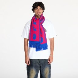 Шал A BATHING APE Jacquard Bape Logo Long Scarf M Pink Universal