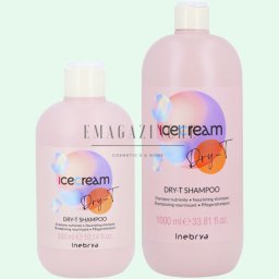 Inebrya Подхранващ шампоан за суха и третирана коса 300/1000/10000 мл. Ice Cream Dry-T Shampoo