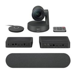 Конферентна камера Logitech Rally Ultra-HD ConferenceCam, 4K/UHD, вграден микрофон, управляема (PTZ), LAN, HDMI, USB,