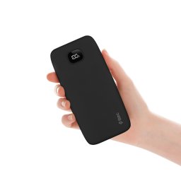 Външна батерия ttec ChargeUp LCD 10.000mAh Powerbank - Черна