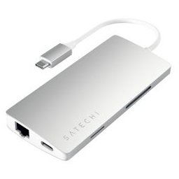 USB-C to Multiport Adapter V2 Silver