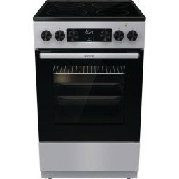 Стъклокерамична готварска печка Gorenje GEC5C41SG , INOX , Керамични