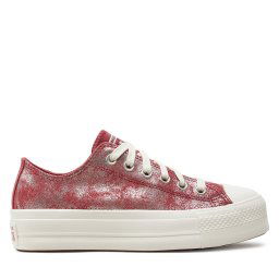 Кецове Converse Chuck Taylor All Star Lift Platform Suede Shimmer A11634C Розов