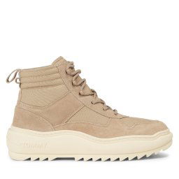 Зимни обувки Tommy Jeans Tjm Mix Material Boot EM0EM01245 Каки