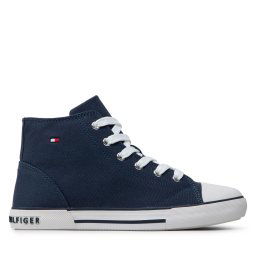 Кецове Tommy Hilfiger Higt Top Lace-Up T3X4-32209-0890 S Тъмносин