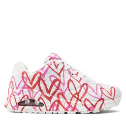 Сникърси Skechers Uno Spread The Love 155507/WRPK Бял