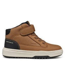 Зимни обувки Geox J Bunshee Boy B Abx J16FMA 0ME32 CR69B S Кафяв