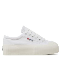 Кецове Superga Stripe Platform 2631 S5111SW Бял