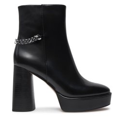 Боти MICHAEL Michael Kors Carlisle Leather Platform Boot 40F4CLME1L Черен