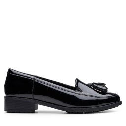 лоуфъри с дебела подметка Clarks Havisham Edge 26178704 Черен
