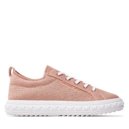 Сникърси MICHAEL Michael Kors Grove Metallic 43S4GVFS2D Розов