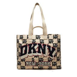 Дамска чанта DKNY Heart Of Ny Large Tote R41AYF01 Бежов