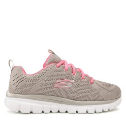 Сникърси Skechers Get Connected 12615/GYCL Сив