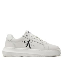 Сникърси Calvin Klein Jeans Chunky Cupsole Laceup Mon Lth Wn YW0YW00823 Бял
