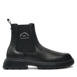 Боти тип челси KARL LAGERFELD KL13060 Черен
