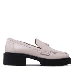 лоуфъри с дебела подметка Coach Leah CB990 Бежов