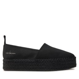 Еспадрили Calvin Klein Jeans Platform Espadrille Mix Ml Mtl YW0YW01622 Черен