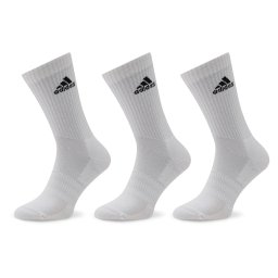 Дълги чорапи adidas Cushioned Crew Socks 3 Pairs HT3446 Бял