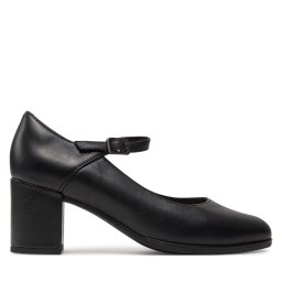 Обувки на ток Clarks Freva55 Strap 26172052 Черен