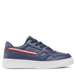 Сникърси Tommy Hilfiger Stripes Low Cut Lace-Up Sneaker T3X9-32848-1355 S Тъмносин