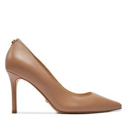 Обувки на ток Guess Dabbey FLTDAB LEA08 Бежов