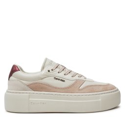Сникърси Calvin Klein Ff Cupsole Lace Up W/Ml Mix M HW0HW02125 Бежов