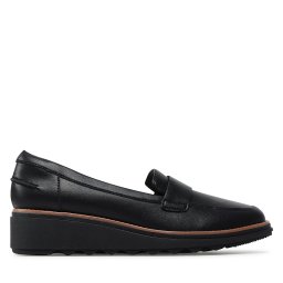 Лоуфъри Clarks Sharon Gracie 261568164 Черен