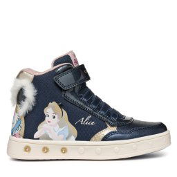 Сникърси Geox J Skylin Girl J468WG 011KN C4256 M Тъмносин