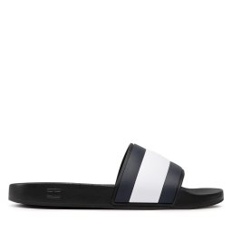 Чехли Tommy Hilfiger Rubber Th Flag Pool Slide FM0FM04263 Черен
