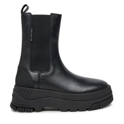 Боти тип челси Tommy Jeans Tjw Chelsea Flatform Boot EN0EN02597 Черен