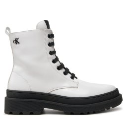 Туристически oбувки Calvin Klein Jeans Lace-Up Bootie V4A5-81031-1453 S Бял