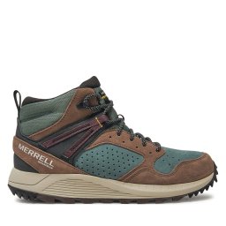 Туристически oбувки Merrell Wildwood Mid Ltr Wp J068031 Зелен