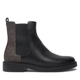 Боти тип челси MICHAEL Michael Kors Hazel Chelsea Bootie 40F4HZMEFL Черен