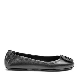 Балеринки Tory Burch Minnie Travel Ballet With Logo 49350 Черен