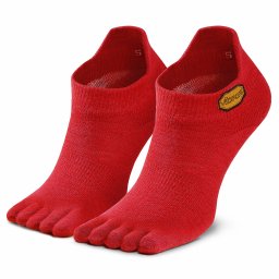 Чорапи къси унисекс Vibram Fivefingers Athletic No Show S18N04 Червен