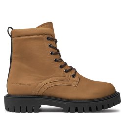 Туристически oбувки Tommy Hilfiger Casual Hilfiger Chunk Z Nbk Boot FM0FM05149 Кафяв