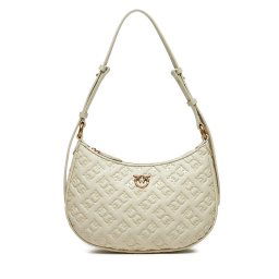 Дамска чанта PINKO Half Moon Mini Fl AI 24-25 PLTT 102790 A1YB Екрю