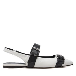 Балеринки KARL LAGERFELD Konnie KL40186 Бял