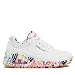 Сникърси Skechers Uno Loving Love 155506/WHT Бял