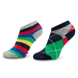 Комплект 2 чифта къси чорапи детски United Colors Of Benetton 6AO30701O 903 Цветен