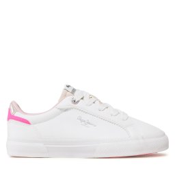 Гуменки Pepe Jeans Kenton Basic Girl PGS30549 Бял