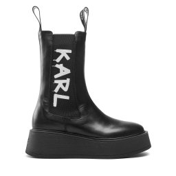 Боти тип челси KARL LAGERFELD KL42460 Черен