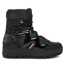 Апрески Tommy Hilfiger Patent Snowboot FW0FW07852 Черен